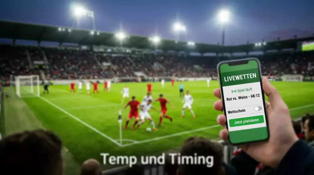 Live Wetten Fußball — Quotenbewegungen in Echtzeit verfolgen