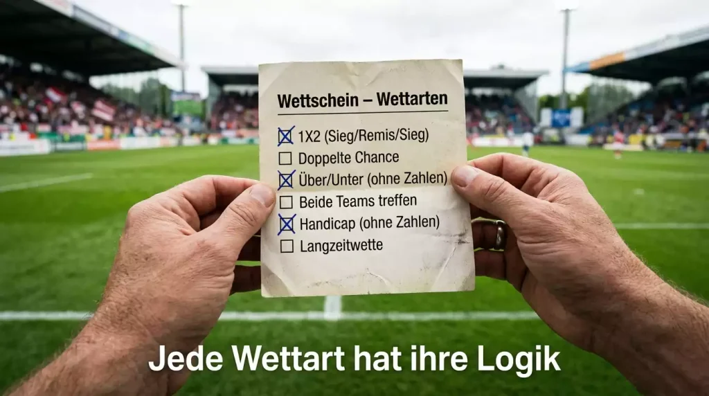 Fußball Wettarten erklärt — Übersicht aller Wettoptionen